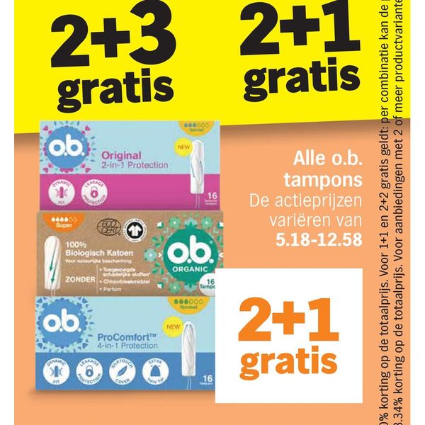 Alle o.b. tampons