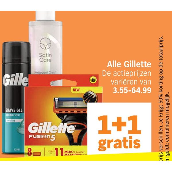 Gillette scheerproducten