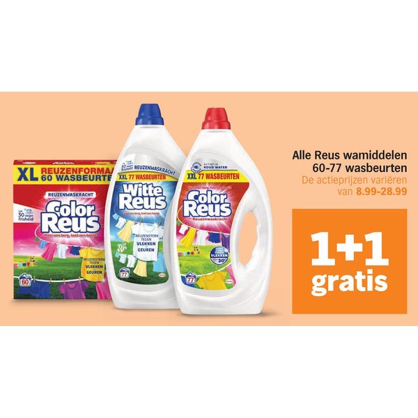 Reus wasmiddelen