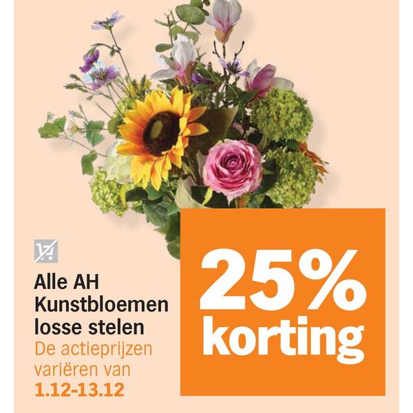 Alle AH Kunstbloemen losse stelen