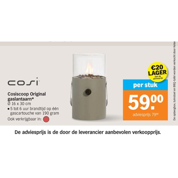Cosiscoop Original gaslantaarn