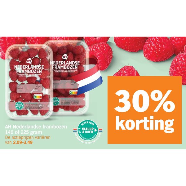 AH Nederlandse frambozen