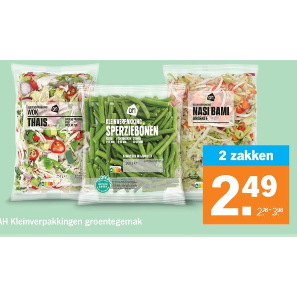 AH Kleinverpakkingen groentegemak