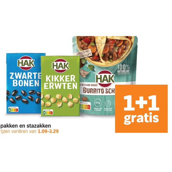 Hak pakken en stazakken