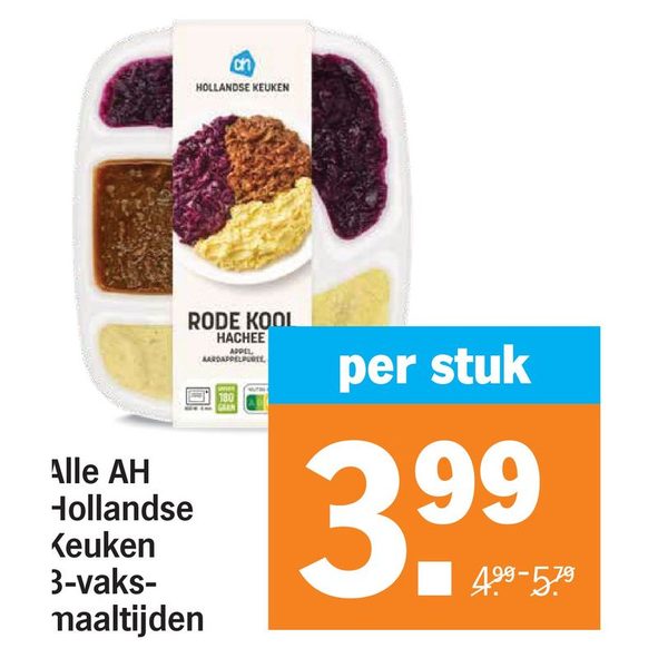 AH Hollandse Keuken 3-vaks-maaltijden