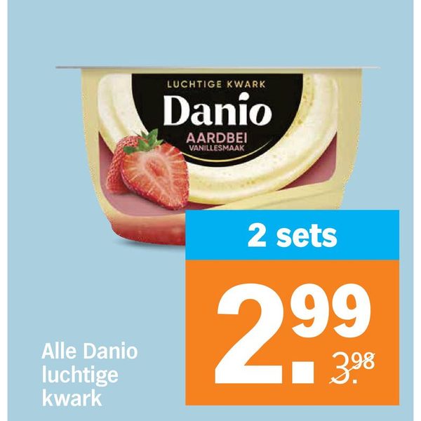Alle Danio luchtige kwark
