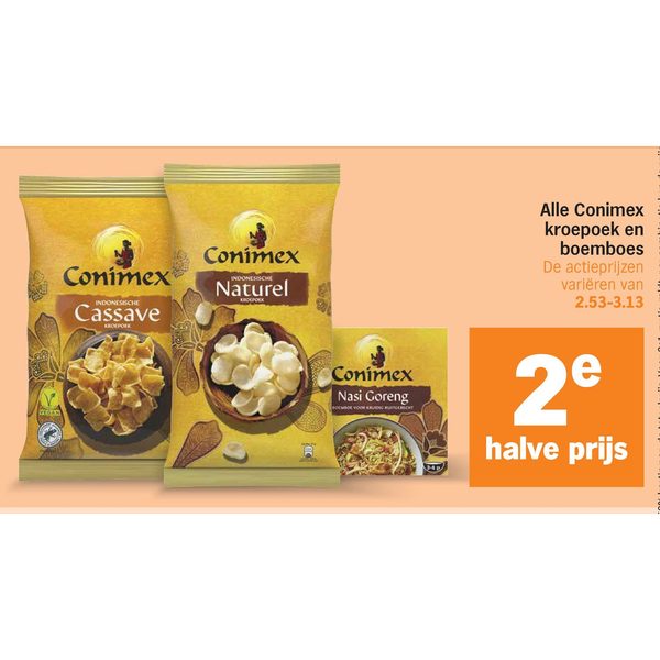 Conimex kroepoek en boemboes