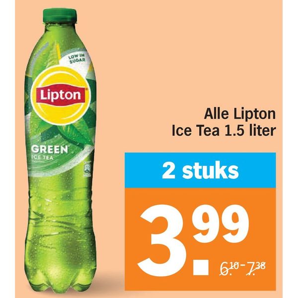Alle Lipton Ice Tea 1.5 liter
