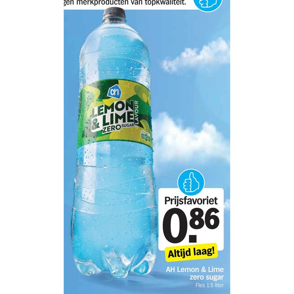 AH Lemon & Lime zero sugar