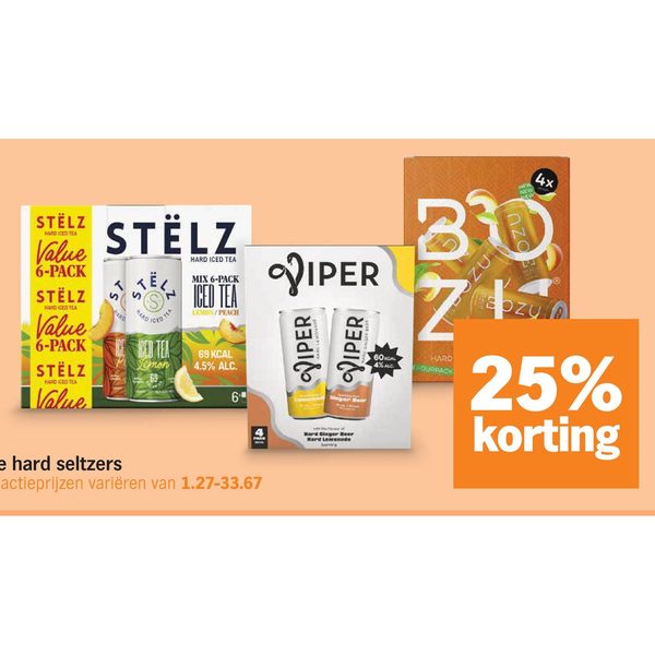 Alle hard seltzers