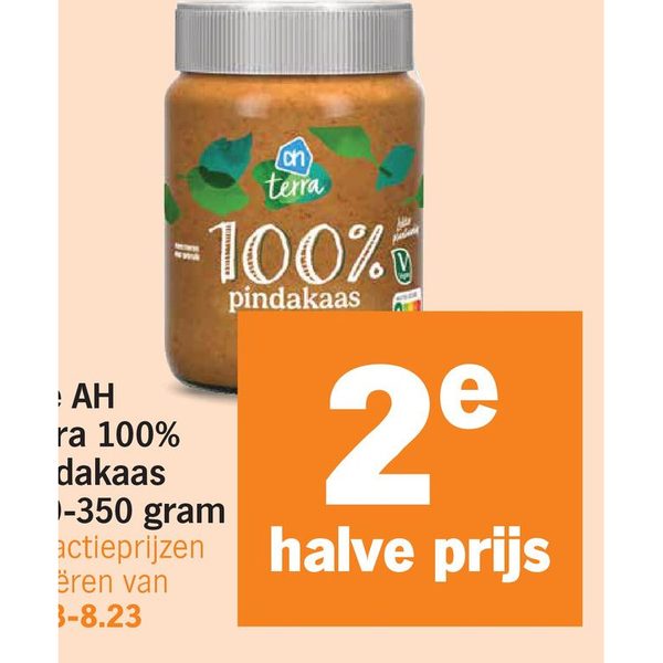 Alle AH Terra 100% pindakaas