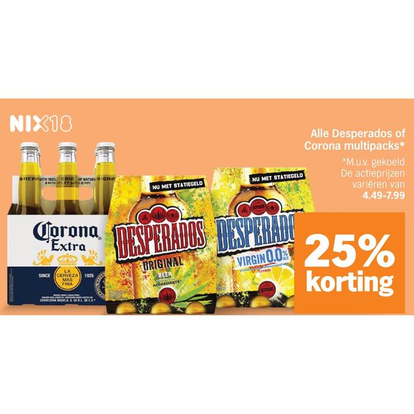 Desperados of Corona multipacks