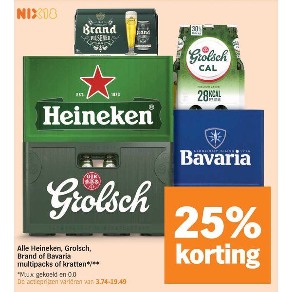 Alle Heineken, Grolsch, Brand of Bavaria