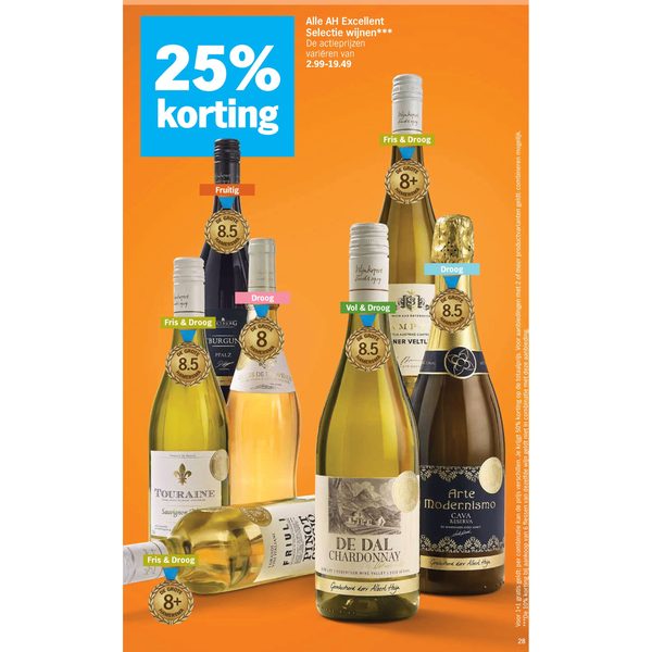 AH Excellent Selectie wijnen
