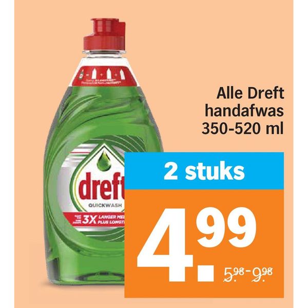Alle Dreft handafwas 350-520 ml