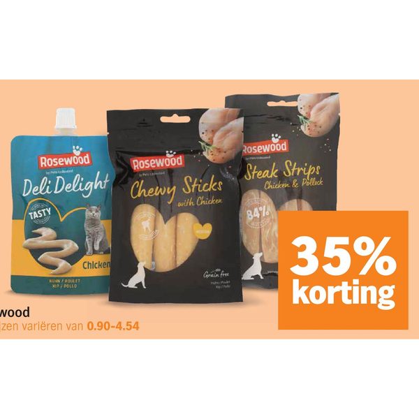 Rosewood huisdier snacks