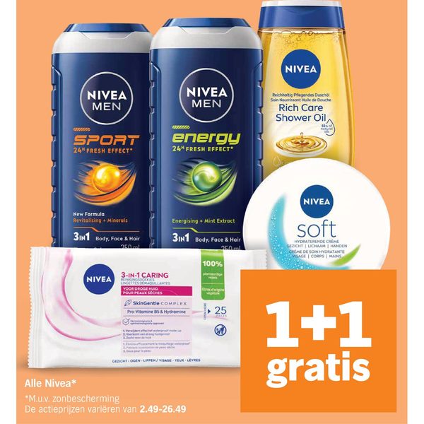Alle Nivea producten