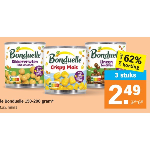Alle Bonduelle 150-200 gram