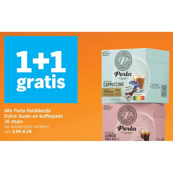 Alle Perla Huisblends Dolce Gusto en koffiepads