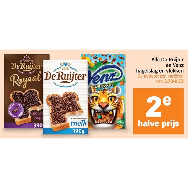 Hagelslag en vlokken