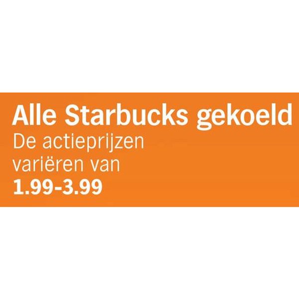 Starbucks gekoelde koffie