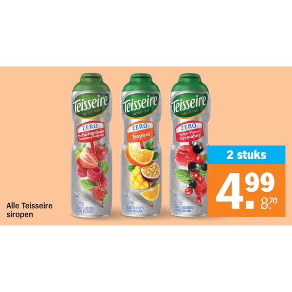 Teisseire siropen