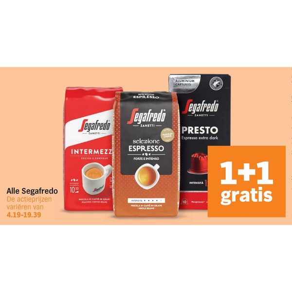 Segafredo koffie