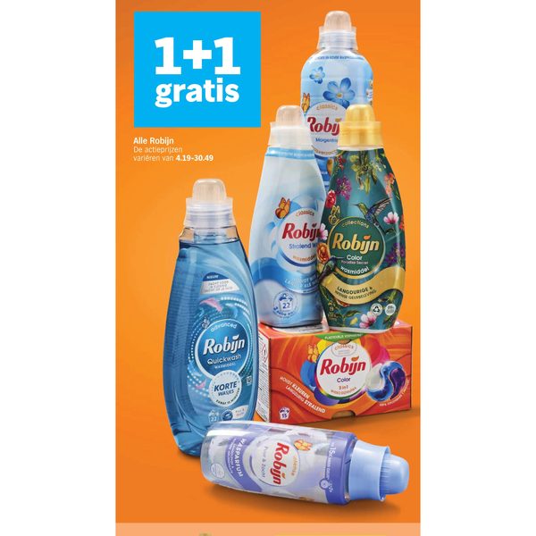 Alle Robijn wasmiddelen