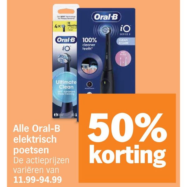 Oral-B elektrisch tandenborstels