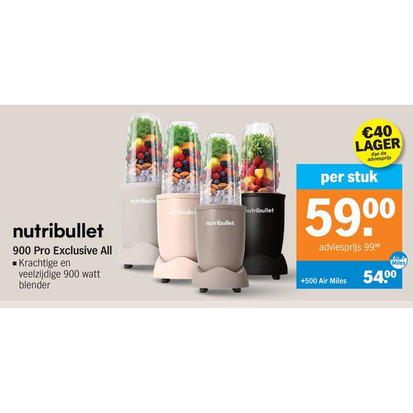 Nutribullet 900 Pro Exclusive All
