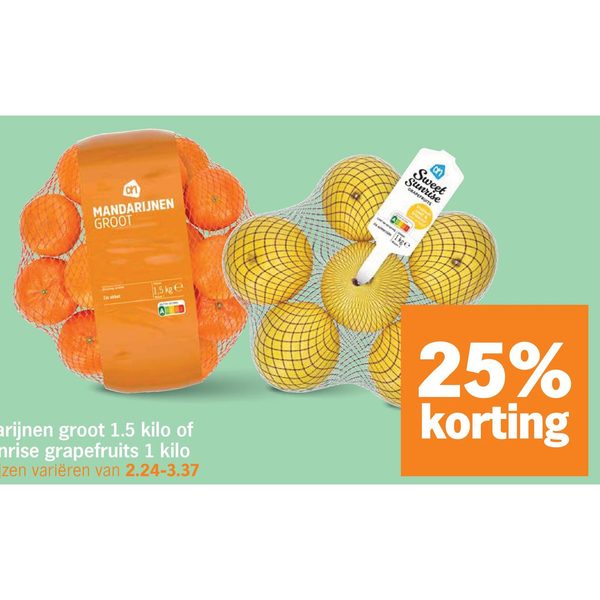 AH Mandarijnen & Sweet Sunrise grapefruits