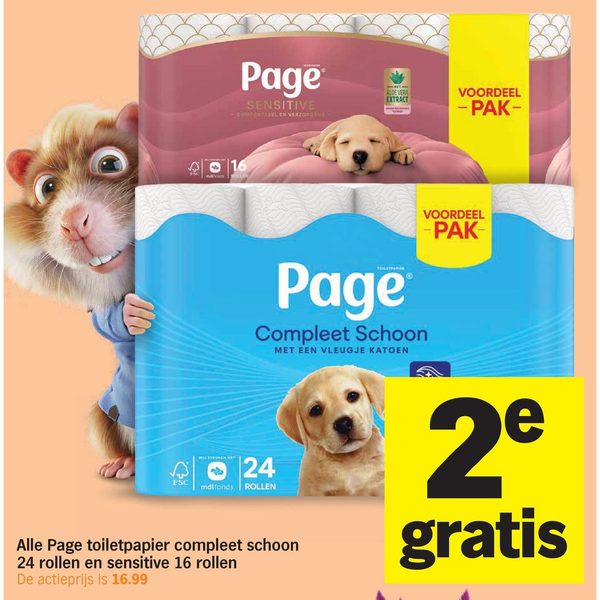Toiletpapier Compleet Schoon / Sensitive