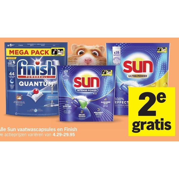 Sun & Finish vaatwascapsules