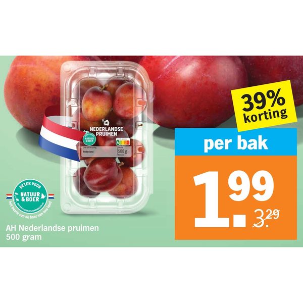 AH Nederlandse pruimen