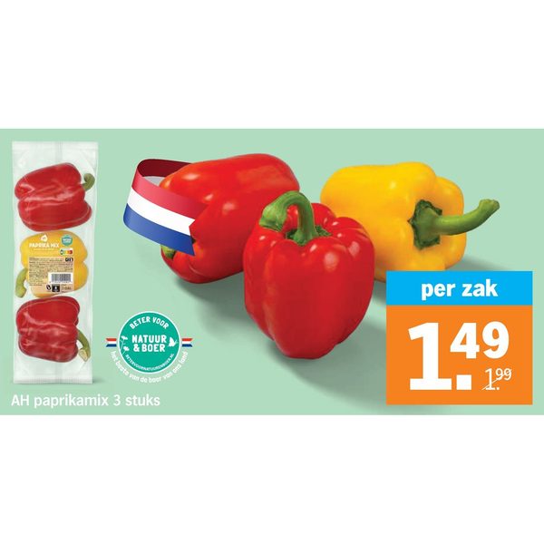 AH paprikamix 3 stuks