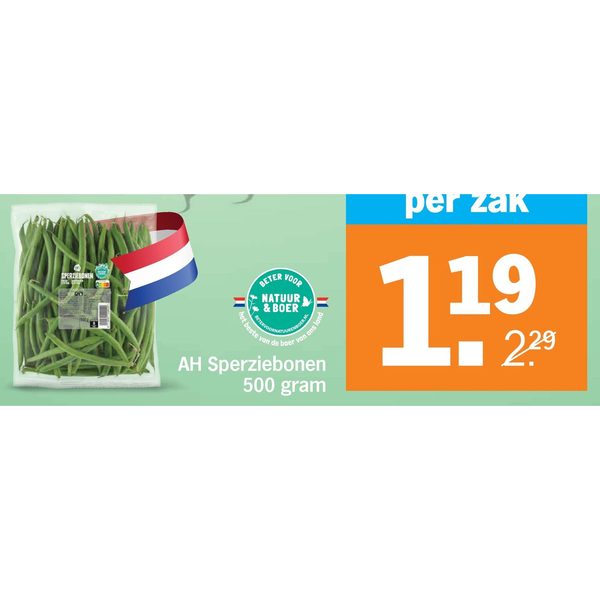 AH Sperziebonen 500 gram