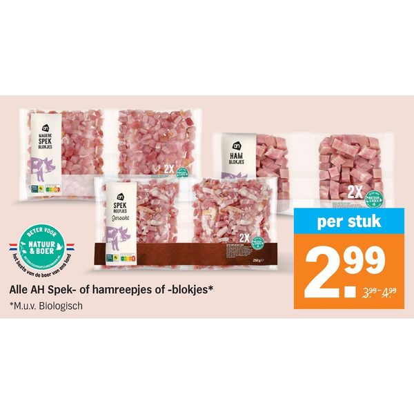 AH Spek- of hamreepjes of -blokjes