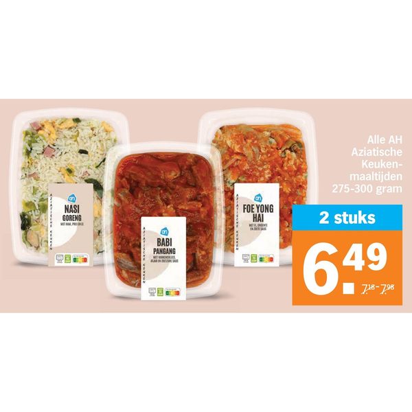 AH Aziatische Keuken-maaltijden