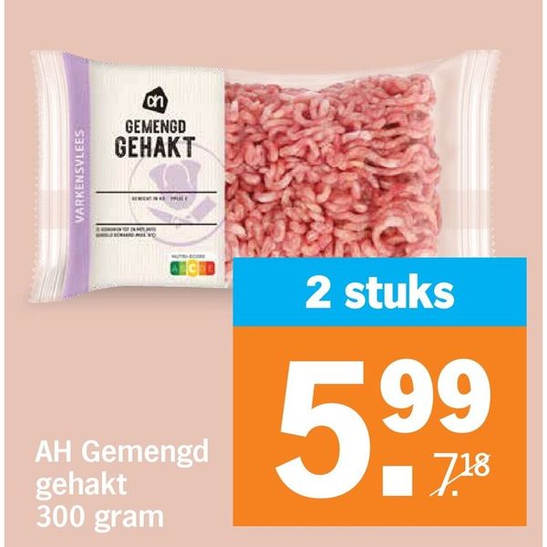 AH Gemengd gehakt