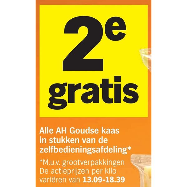 AH Goudse kaas in stukken
