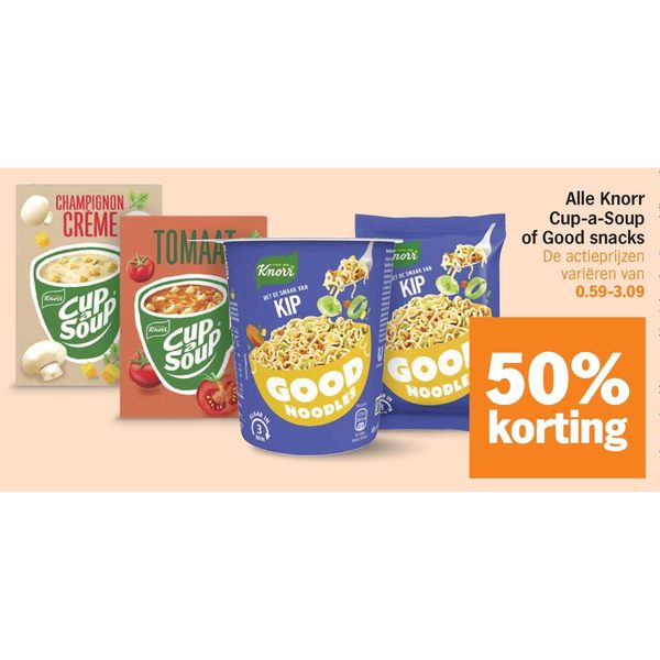 Knorr Cup-a-Soup of Good snacks