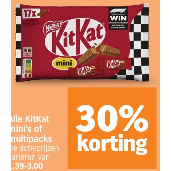 KitKat mini's of multipacks