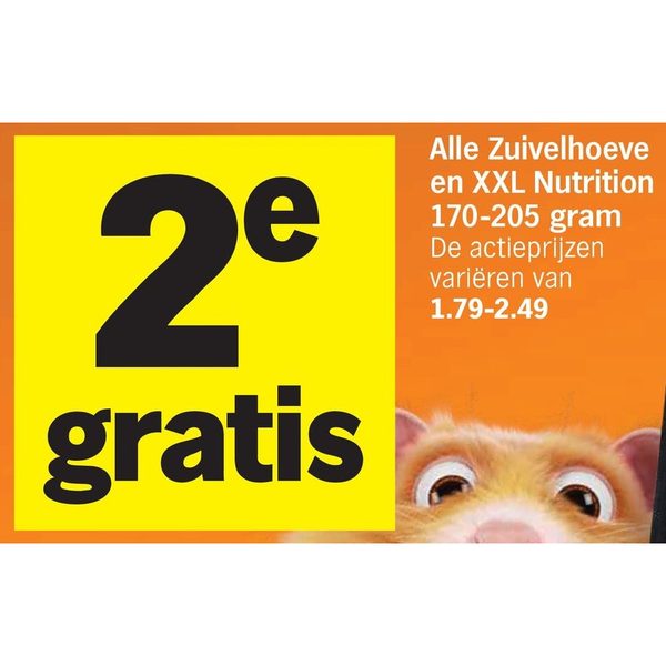 Zuivelhoeve en XXL Nutrition