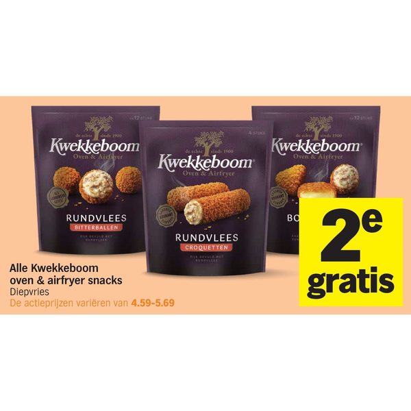 Kwekkeboom oven & airfryer snacks