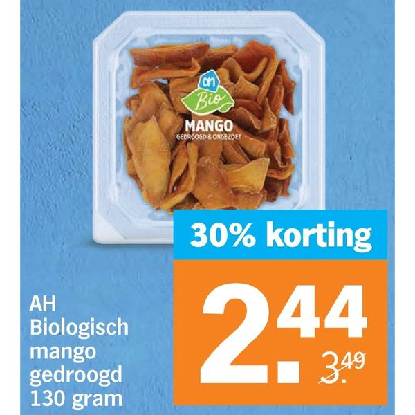 AH Biologisch mango gedroogd