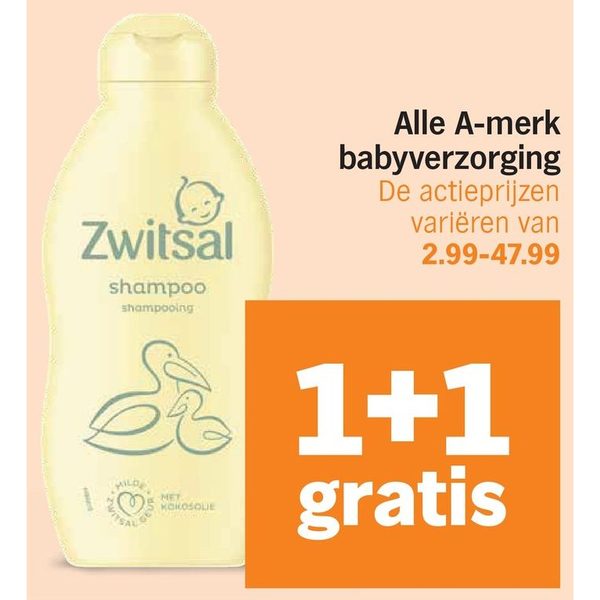 Alle A-merk babyverzorging