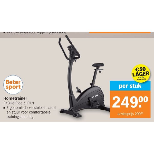 Hometrainer FitBike Ride 5 iPlus