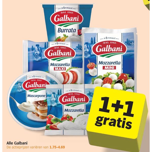 Galbani kaasassortiment