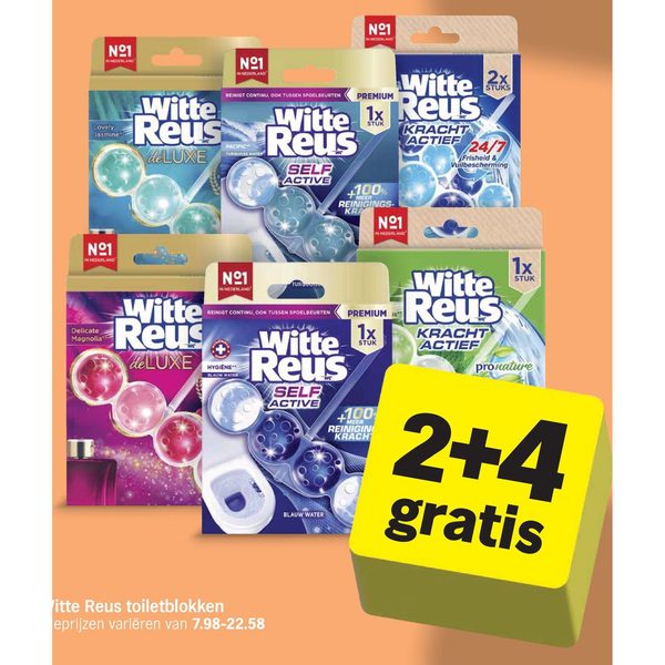 Alle Witte Reus toiletblokken