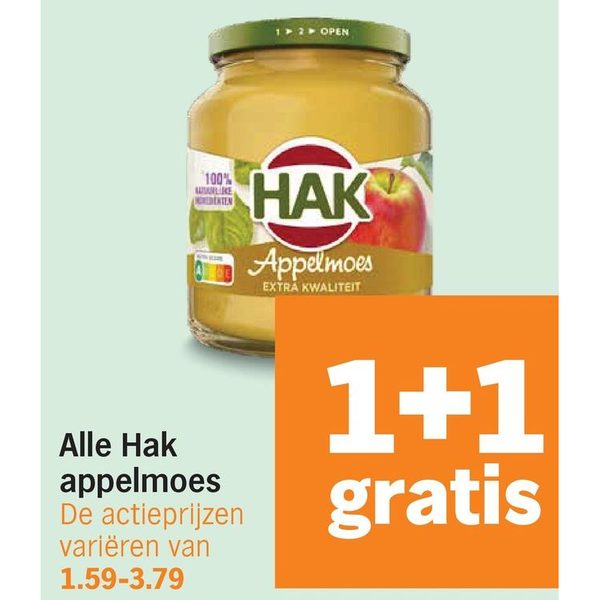 Hak appelmoes